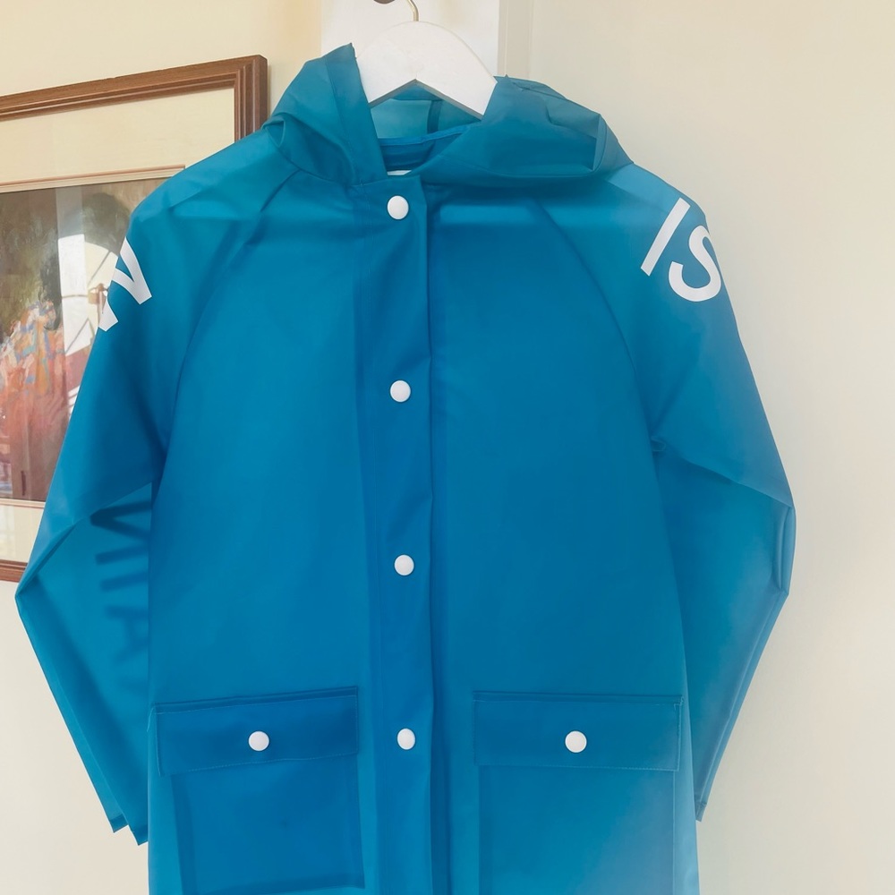 Zara Girl Blue Rain Coat